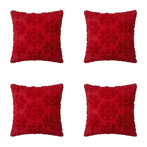 Qelus Kissenbezüge Kissenbezug Weihnachtsbaum Bestickt Zottelig günstig online kaufen