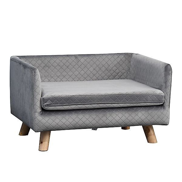 PawHut Tierbett Hundesofa mit Holzbeinen Hundebett günstig online kaufen