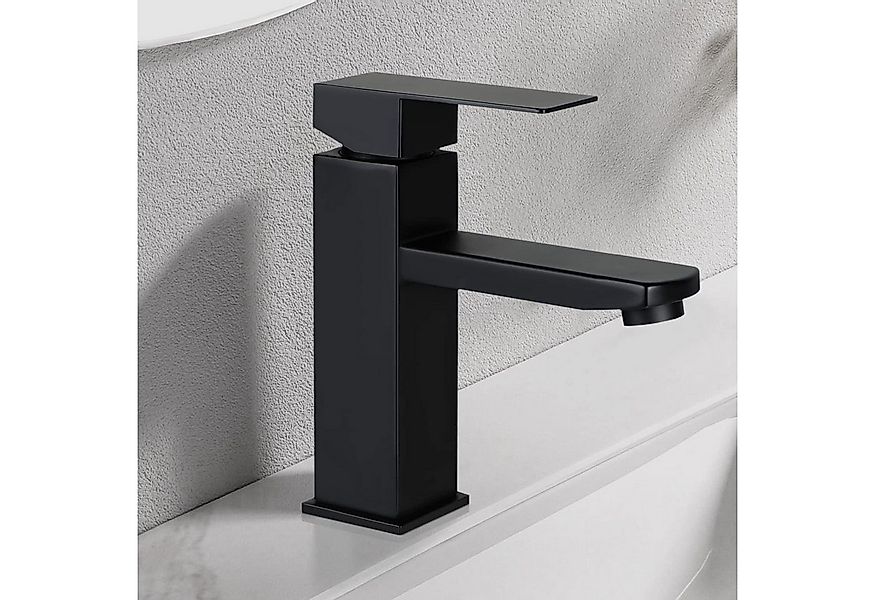 ZMH Waschtischarmatur Wasserhahn bad Hochdruck Edelstahl zugstange günstig online kaufen