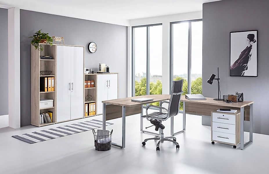 moebel-dich-auf Büromöbel-Set OFFICE EDITION, (abschließbar, 6-tlg., günstig online kaufen