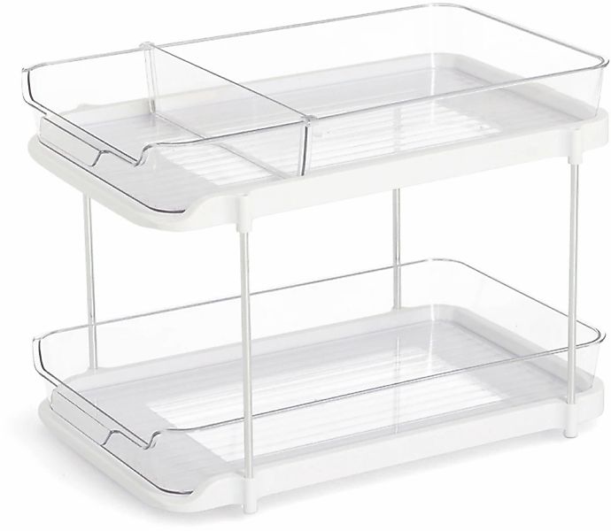 Zeller Present Standregal "Etagenregal, Kunststoff" mit Schiebesystem, pfle günstig online kaufen