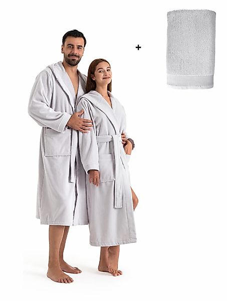 OTTO home Unisex-Bademantel »Fenya, 330 g/m², ideal für Sauna & Spa, Hotelb günstig online kaufen