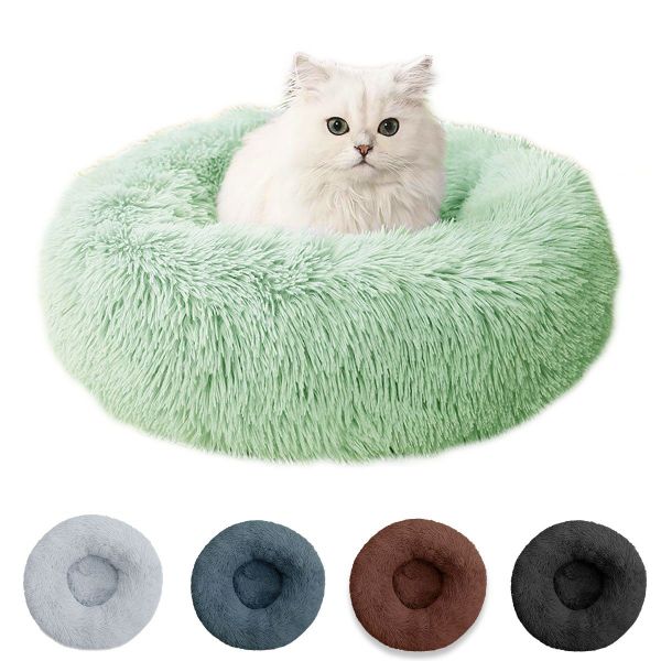 mixed24 Tierkorb Plüsch Hundebett Katzenbett Donut günstig online kaufen
