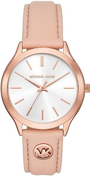 MICHAEL KORS Quarzuhr SLIM RUNWAY MK7545, Armbanduhr, Damenuhr, Lederarmban günstig online kaufen
