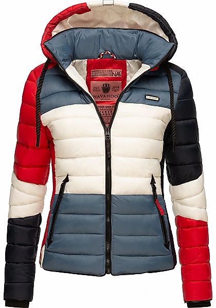 Navahoo Steppjacke "Lulana Multikulti" mitKapuze leichte Übergangsjacke mit günstig online kaufen