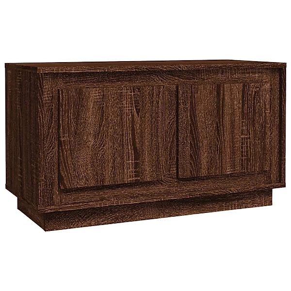 Vidaxl Tv-schrank Braun Eichen-optik 80x35x45 Cm Holzwerkstoff günstig online kaufen