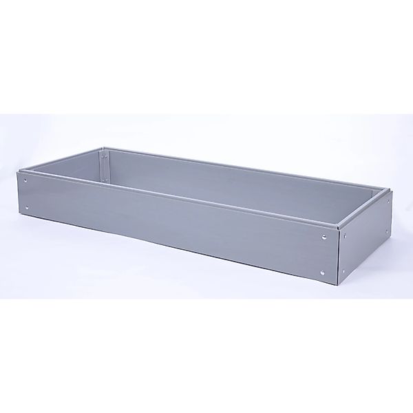 PROREGAL Hochbeete Growline Plast HxBxT 21x120x60cm 1 Ebene Grau günstig online kaufen