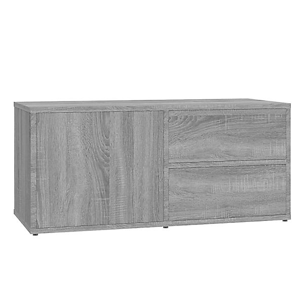 Vidaxl Tv-schrank Grau Sonoma 80x34x36 Cm Holzwerkstoff günstig online kaufen