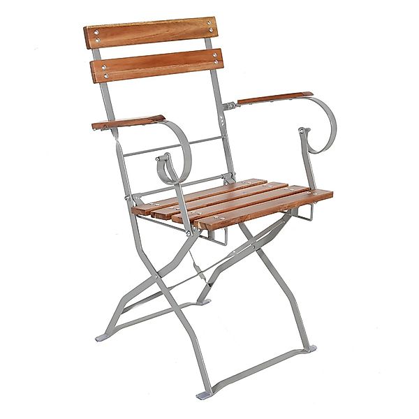 Mojawo Armlehnstuhl Biergarten Klappstuhl Klappsessel Gartenstuhl günstig online kaufen