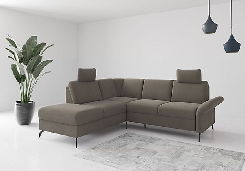Home affaire Ecksofa "Rochelle", wahlweise mit Bettfunktion, Bettkasten und günstig online kaufen