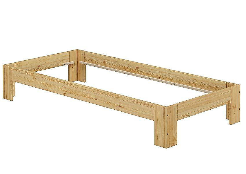 ERST-HOLZ Bett Futon Einzelbett 90 x günstig online kaufen