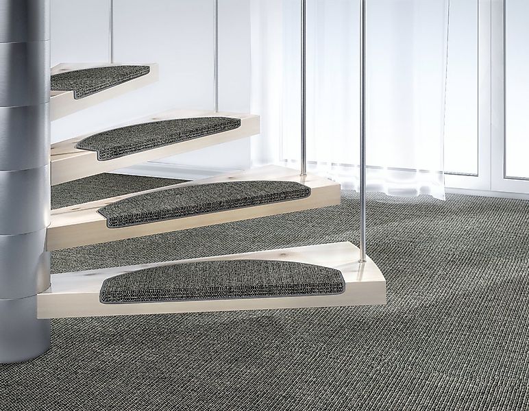 Dekowe Stufenmatte Mara S2, halbrund, Höhe: 5 mm, 100% Sisal, große Farbaus günstig online kaufen