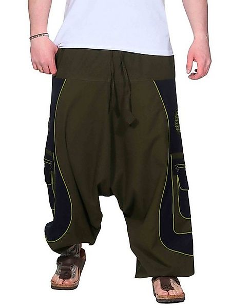KUNST UND MAGIE Haremshose Cargohose Hippie Haremshose Goa Hose Lebensblume günstig online kaufen