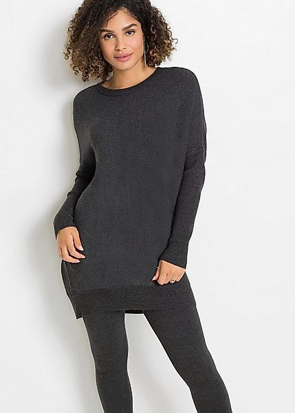 bonprix Longpullover Long-Pullover aus Viskose-Mix günstig online kaufen