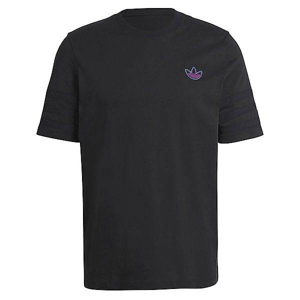Adidas Originals Speed Stripe Kurzärmeliges T-shirt L Black günstig online kaufen