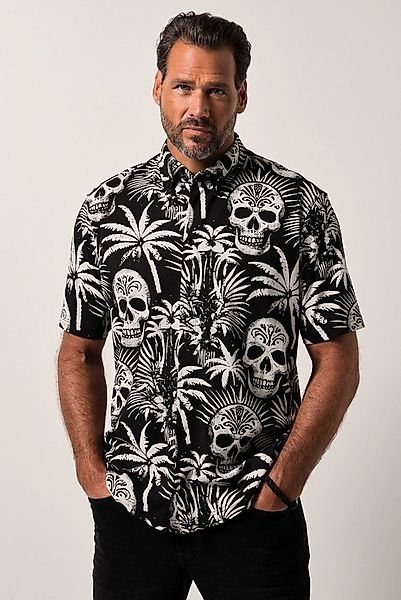 JP1880 Kurzarmhemd JP1880 Jersey-Hemd Halbarm Buttondown-Kragen günstig online kaufen