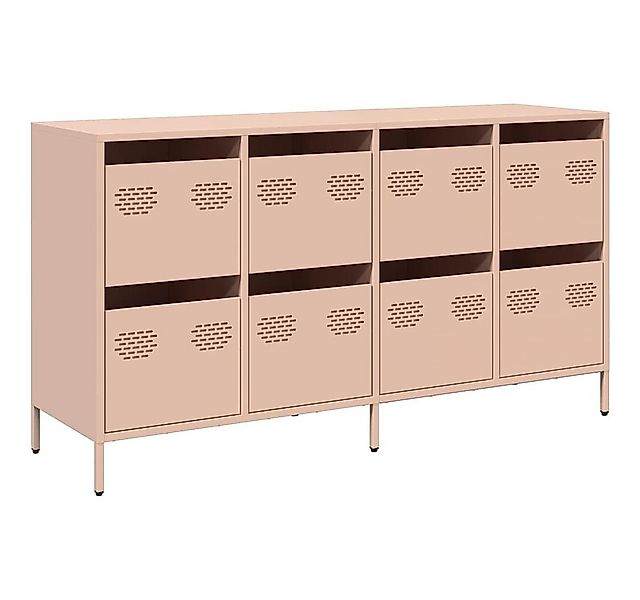vidaXL Sideboard Sideboard Rosa 135x39x73,5 cm Kaltgewalzter Stahl (1 St) günstig online kaufen