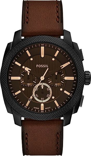 Fossil Chronograph MACHINE FS6101, Quarzuhr, Armbanduhr, Herrenuhr, Lederar günstig online kaufen