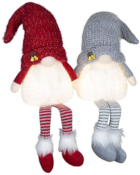 Christmas Paradise Weihnachtsfigur sitzender Wichtel 30cm (70cm) mit Beleuc günstig online kaufen