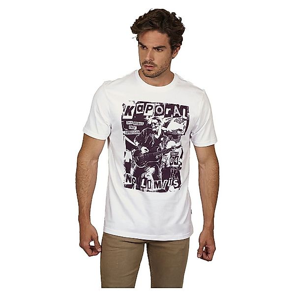 Kaporal Roy Kurzärmeliges T-shirt XL White günstig online kaufen