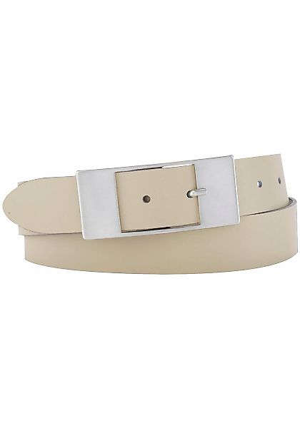 BERND GÖTZ Ledergürtel "Ledergürtel mit flacher Rechteckschließe in matter günstig online kaufen