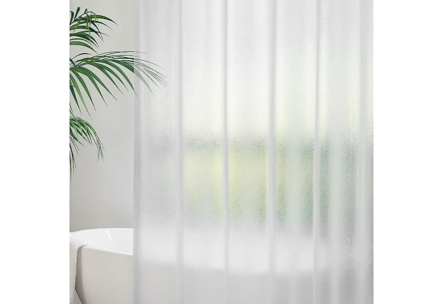 AooHome Duschvorhang Duschvorhang 120x200 Transparent Weiß mit Magneten, Du günstig online kaufen