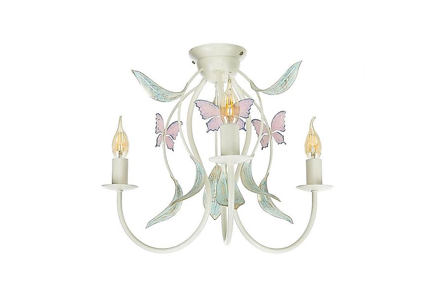 Licht-Erlebnisse Deckenleuchte SUMMER, ohne Leuchtmittel, Deckenlampe Weiß günstig online kaufen