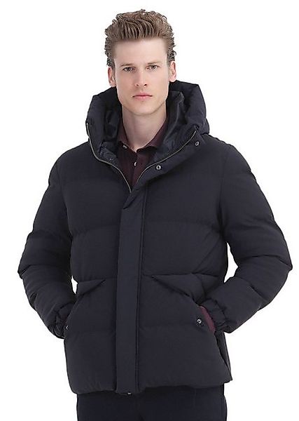 RAMSEY Winterjacke Marineblauer Webmantel günstig online kaufen