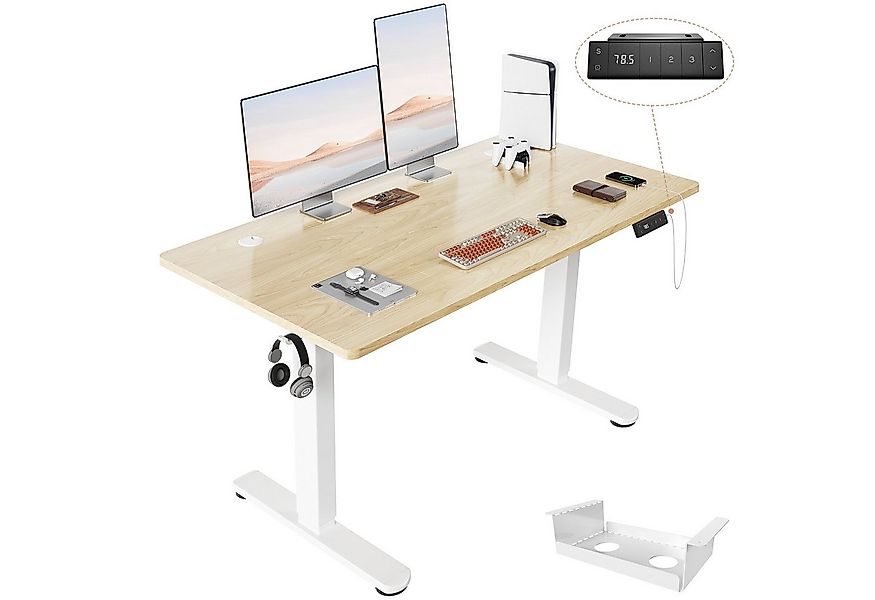 HOMALL Schreibtisch Höhenverstellbarer Schreibtisch mit 3 Höhen-Speicherfun günstig online kaufen