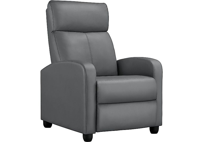 Yaheetech Relaxsessel, mit Liege-Funktion, Kunstleder, verstellbar günstig online kaufen