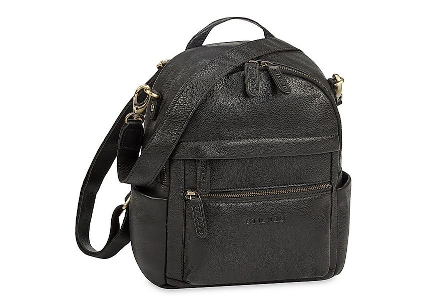 STILORD Cityrucksack "Regina" 2-in-1 Rucksack-Tasche 2 in 1 Damen Echt Lede günstig online kaufen