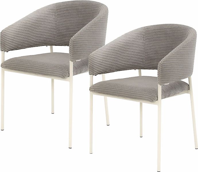 TOM TAILOR HOME Armlehnstuhl "EMBRACE ARMCHAIR", (Set), 2 St., Breitcord, E günstig online kaufen