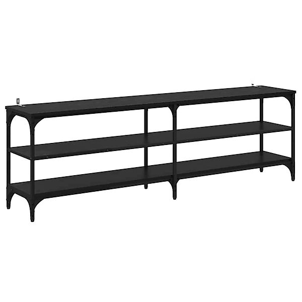 vidaXL TV-Schrank Schwarz Eichen-Optik 160 x 30 x 50 cm 881290 günstig online kaufen