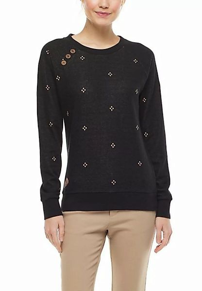 Ragwear Sweater Ragwear Damen Sweater DARIA DOTS 2121-30005 Black 1010 Schw günstig online kaufen