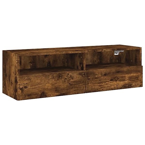 vidaXL TV-Wandschrank Räuchereiche 100x30x30 cm Holzwerkstoff 836890 günstig online kaufen