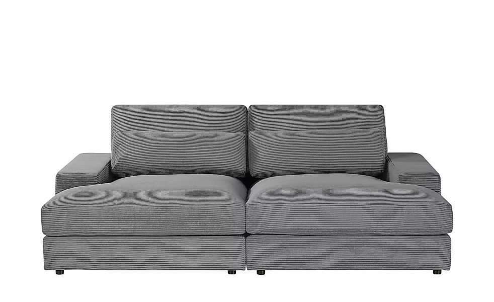 Lounge Sofa  Branna ¦ grau ¦ Maße (cm): B: 232 H: 88 T: 164.0 Polstermöbel günstig online kaufen