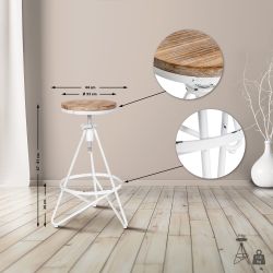 CLP Barhocker Karla (2er Set, 2 günstig online kaufen