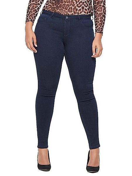 Carmakoma by Only Damen Jeans CARTHUNDER PUSH UP - Skinny Fit - Blau - Dark günstig online kaufen