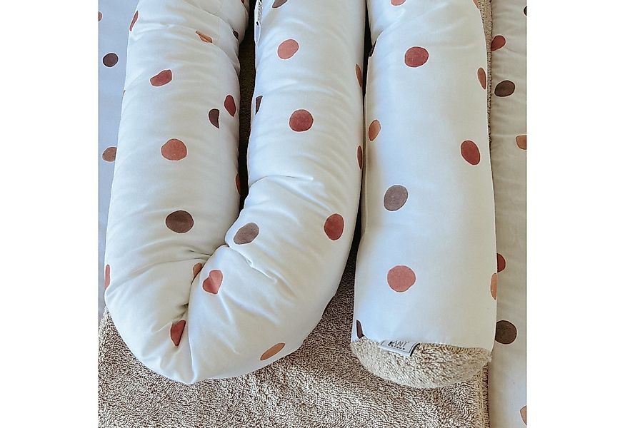 LittleANTunique Nestchenschlange Wickeltischumrandung Fröhliche Punkte günstig online kaufen