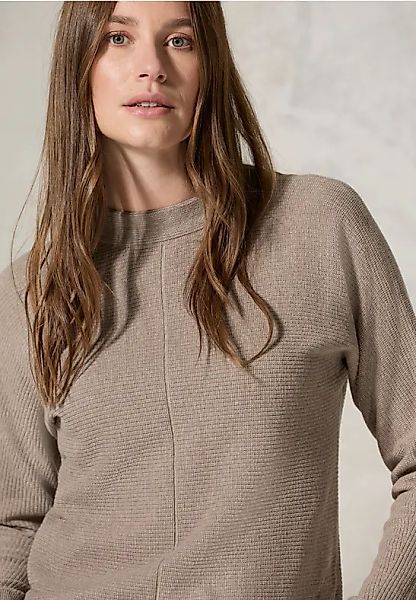 Strukturmix Dolman Pullover günstig online kaufen