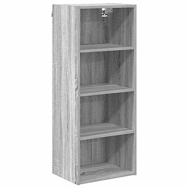 vidaXL Hängeschrank mit Speicher Riga Graues Sonoma 40 x 29,5 x 100 cm 8844 günstig online kaufen