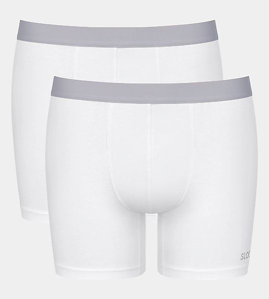 sloggi Boxer "Men GO ABC 2.0", (2er Pack), längeres Bein, Baumwollmix, weic günstig online kaufen