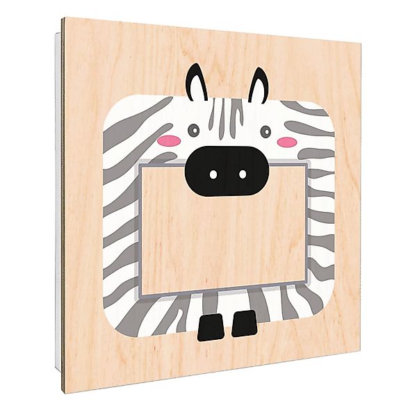 Banjado Schlüsselkasten mit Holzfront 30x30cm Weiß Scharnier Links 50 Haken günstig online kaufen