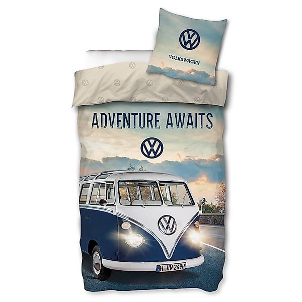 BERONAGE Wendebettwäsche VW Volkswagen Bulli Adventure günstig online kaufen