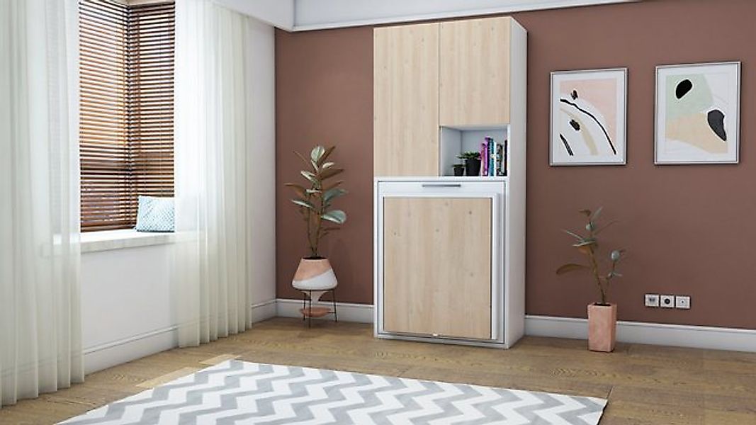 Multimo Schrankbett Multimo Capsule Schrankbett mit Klapptisch günstig online kaufen