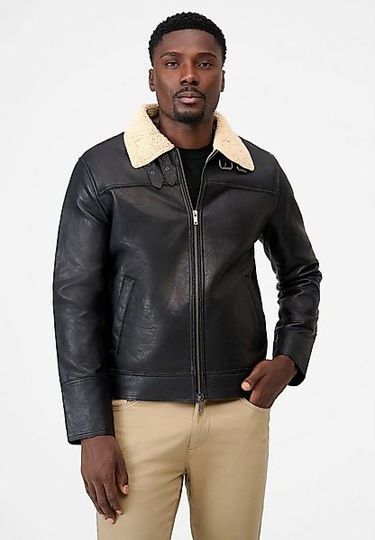 RICANO Lederjacke Alvaro Fellkragen mit Schnallen günstig online kaufen