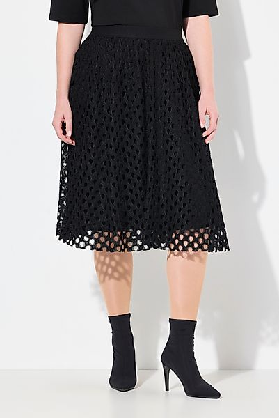 Ulla Popken Midirock Midirock Lochspitze A-Linie günstig online kaufen