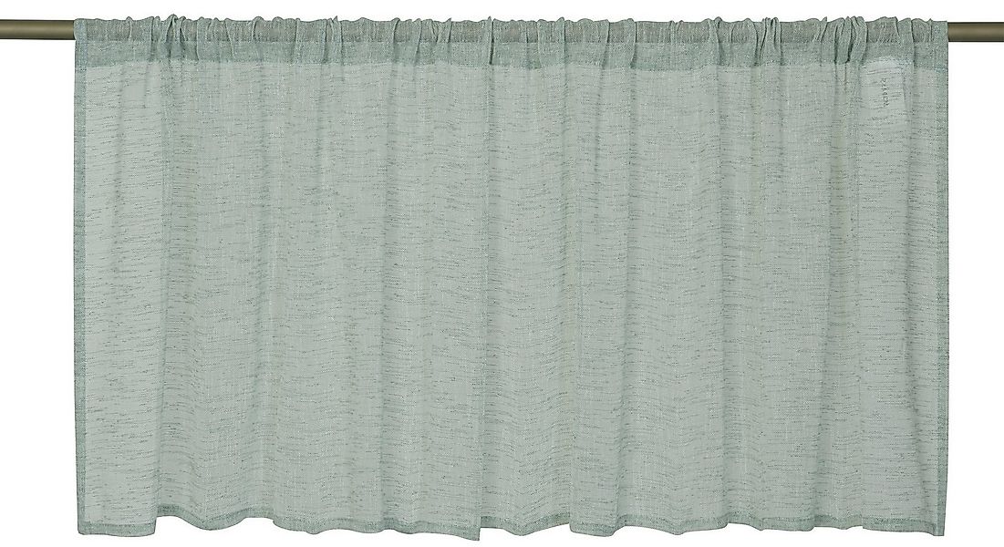 ELBERSDRUCKE Scheibengardine Bistrogardine Uni Liem mint halbtransparent 48 günstig online kaufen