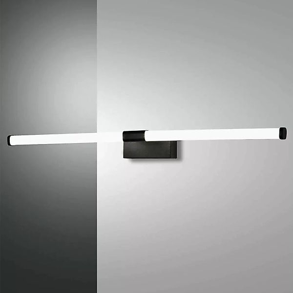 LED Spiegelleuchte Ago in Schwarz und Weiß 2x 7W 840lm IP44 günstig online kaufen