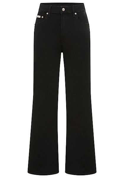 Calvin Klein Jeans Weite Jeans mit hohem Bund und weitem Bein, stone washed günstig online kaufen